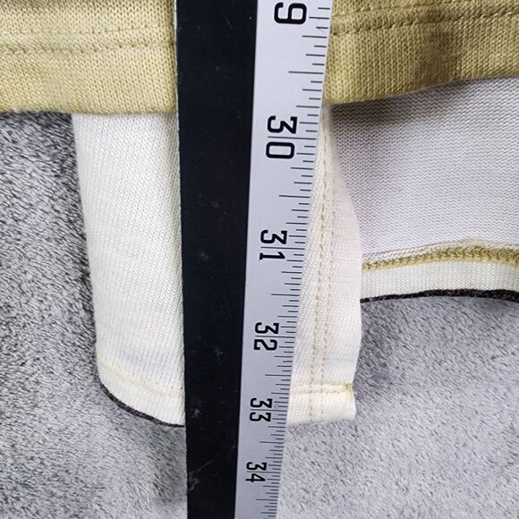 Womens LuLaRoe Beige & Brown Striped Open Front Cardigan Pockets Long Sleeve M - Picture 7 of 8